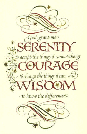 serenity prayer